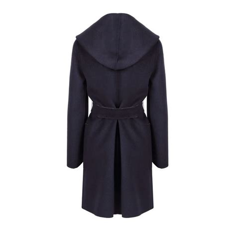 Cappotto Lana double face blu 